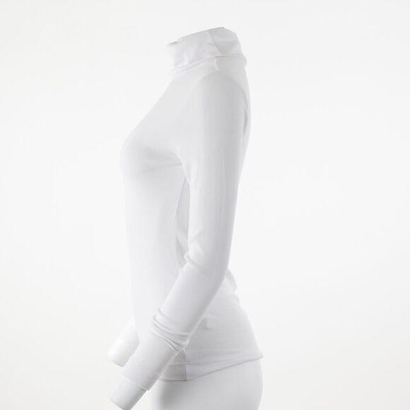 Three Dots Ribbed Turtleneck Tee - Picture 4 of 5